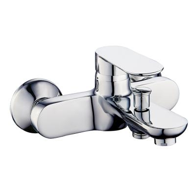 China Without Slide Bar Plating Faucet Wall Installation Basin Faucet Creative Personality Bathroom Bathtub Faucet for sale