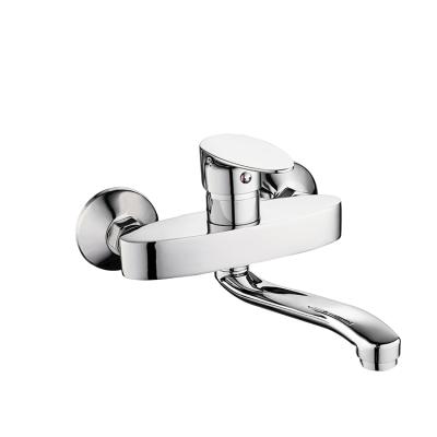 China Modern Extended Single Handle Taps One Hole Waterfall Mixer Tap Sink Water Kitchen Faucet for sale