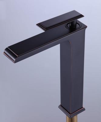 China 2021 Modern Luxurious Black Metered Waterfall Basin Faucet Washing Faucets For Apartment And Hotel for sale