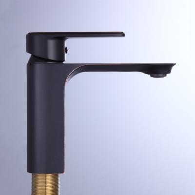 China Modern Atmospheric Single Metered Single Handle Wash Water Basin Sink Faucet Water Taps Modern Cheap Mixer Tap for sale