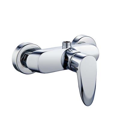 China Without Slide Bar New Popular High Value Glossy Extended Bathroom Shower Faucet Connect Yuba Under Counter Shower for sale