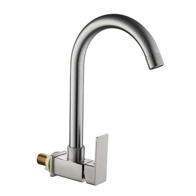 China Factory Direct Sale High Quality Modern Single Handle Switch Swan Neck Faucet Kitchen Sink Bathroom Faucet for sale