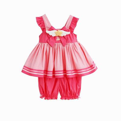 China Breathable Original Sakura Set Cute Sweet Daily Girls Dress Comfortable Summer Fashion Features Personality for sale