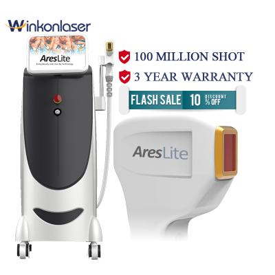 China Hair Removal Salon Use Body 3 Wavelength Laser Facial Hair Removal Machine Price List for sale