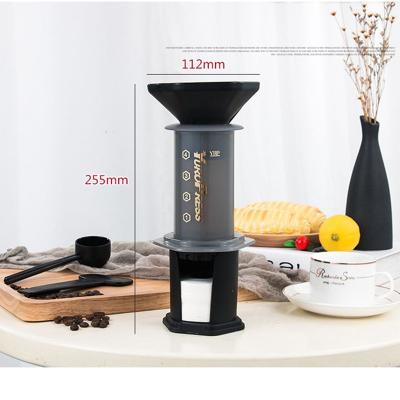 China Hotel Good Quality Italian Manual Press Espresso Maker DIY Air Press Coffee Pot Filter Coffee Drip Pot Portable Coffee Maker for sale