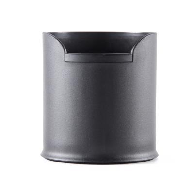 China Hot sale pp materialround coffee hit box good quality style single viable mini coffee powder bucket for home use for sale