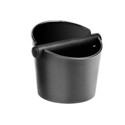 China Viable High Quality Professional ABS Silicone Coffee Blow Box Mini Coffee Powder Residue Bucket for sale