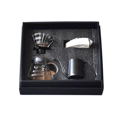 China Viable Gift Box Travel Drip Coffee V60 Outer Dripper Filter Set Specialty Arabic Coffee Sets Hand Coffee Maker for sale