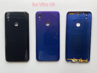 China Applicable glass of VIVO V9/V11/V15 back cover mobile phone battery cover vivo V9/V11/V15 mobile phone back cover back cover to back scre for sale