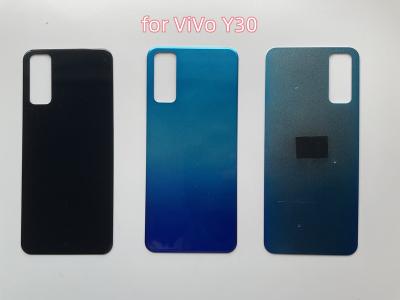 China Glass For Vivo Y30 Back Cover Cell Phone Battery Cover Vivo Y30 Mobile Phone Back Cover Glass Back Cover Replacement for sale