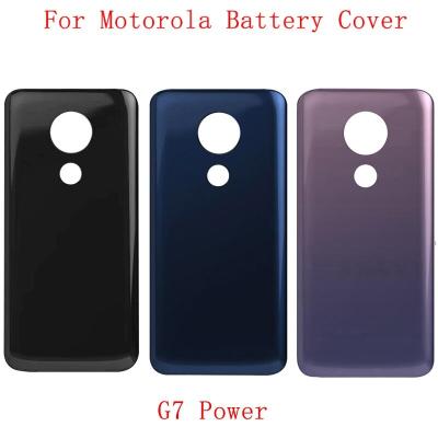 China 10pcs Battery Cover Glass Back Door Case For Motorola G7 G7 Plus G7 Game G7 Power Back Cover Battery Cover for sale