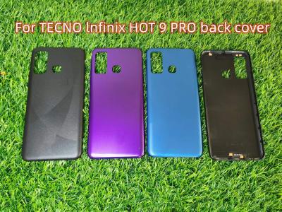 China 10pcs HOT Tecno 9 PRO HOT 9 PRO Rear Housing Glass Shell Back Cover Battery Cover Rear Door Replacement for sale