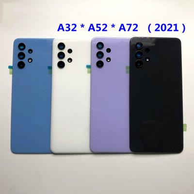 China 10 PCS Glass For Samsung Galaxy A32 A52 A72 4G 5G Phone Back Cover Replacement Plastic Case Battery Cover Stick Back Door Plastic Case for sale