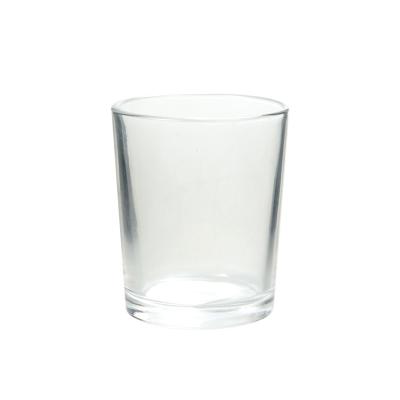 China Customized Small Glass Votive Candle Holders 95ML With Thick Base for sale