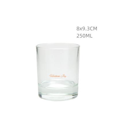 Chine 250 ml porte-bougies en verre votive décoration porte-bougies claires pour les lampes à thé à vendre