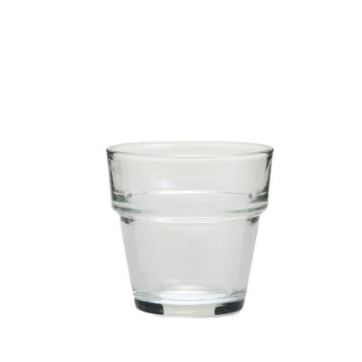 China 3OZ Mini Glass Votive Candle Holders Wide Mouth For Wedding Parties for sale