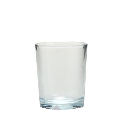 China Customized 2.5OZ Floating Glass Tea Light Candle Holders For Wedding for sale