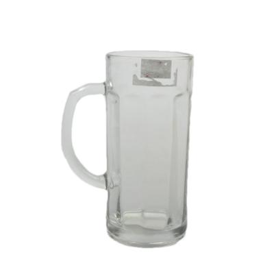 China 385ml Grote glazen bierbeker Duidelijke zware bierglazen Cylindrisch Te koop