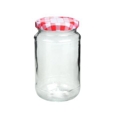 China Regular Glass Mason Jar Dishwasher Safe 12OZ Embossed Logo Design for sale