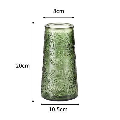 Китай H20cm Elegant Pink Glass Vase Centerpiece Contemporary Home Decor for Flower Arrangements продается