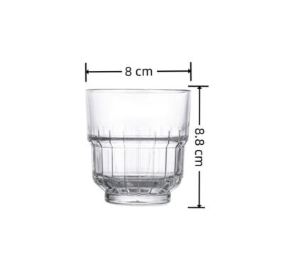 China 300ml Clear Glass Tall Footed Pilsner Glass for B2B Glassware Buyers for sale