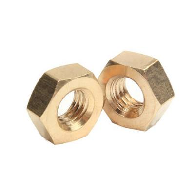 China High Quality Customizable Heavy Industry Hex Nut Copper Bolt Nuts for sale