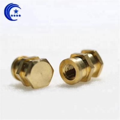 China Water Treatment Heat Staking Threaded Insert Nut , Brass M4 Thread Insert Nut for sale