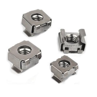 China Manufacturer Customized Oem Odm M3 M5 M6 M8 M10 Heavy Industry Fastener Galvanized Square 304 Stainless Steel Cage Nuts for sale