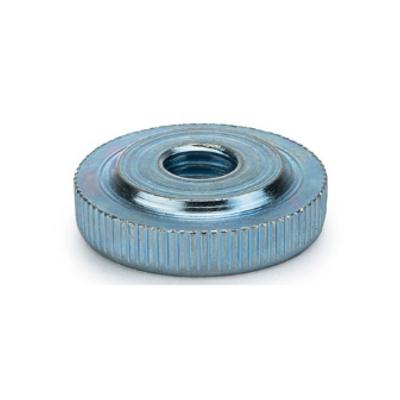 China Heavy industry factory direct sale high precision hand flat head nut galvanized steel knurled nut M2-M10 for sale