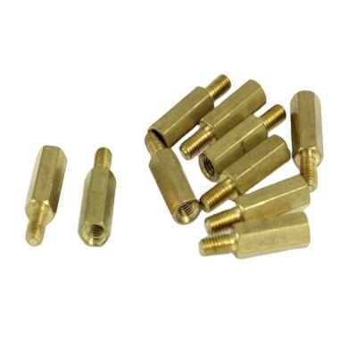 China Electronics Assembly OEM M3 M4 M6 M8 Threaded Hex Spacer Aluminum Brass Steel Standoff for sale