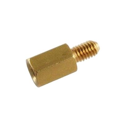 China OEM Sign Brass Aluminum Anodized Standoff 4-40 Threaded Male Female Brass Standoff for sale