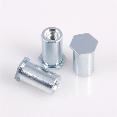 China Stainless Steel Hex Head Open End Blind End Self Clinging Standoffs High Torque And Pull Performance for sale