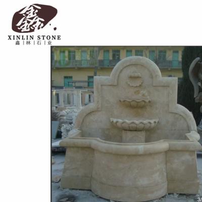 China Modern Large White Granite Natural Fountain With Statue Stone Carving Stone Figure G602 G603 G654 White Black Gray Granite for sale