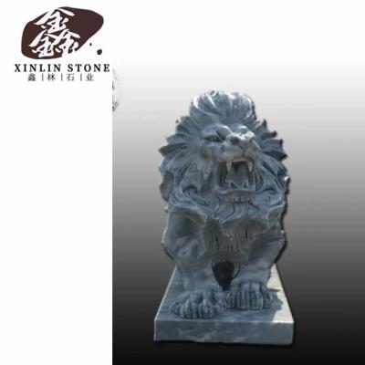 China Modern Life Size Decoration Lion Statue High Quality Stone Stone Carving Stone Figure G602 G603 G654 White Black Gray Granite for sale