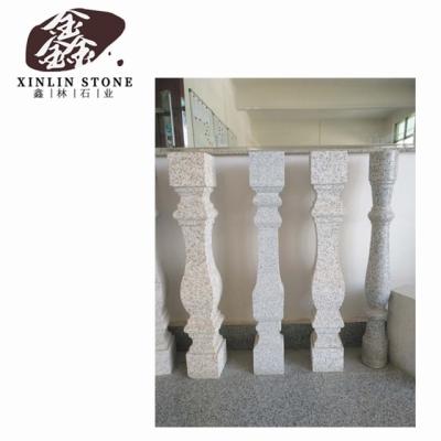 China White Granite Healing Crystals Stones Modern Column Cladding Vase Shaped Natural Stone Column Slab Stone Pillar Column for sale