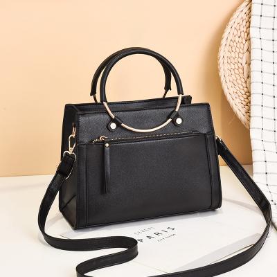 China Fashion cheap oversized shoulder messenger bags black female handbags 2022 luxury handbags for women for sale