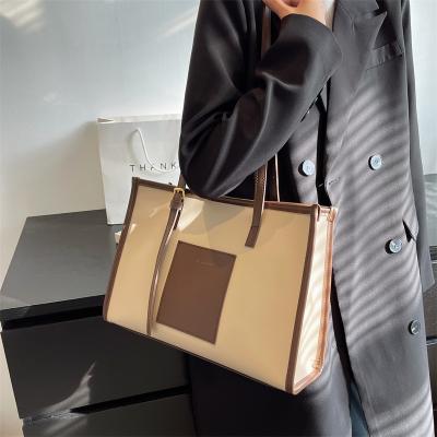 China Other designer women's fashion shoulder bag women's fancy tote handbag large leather handbags for sale