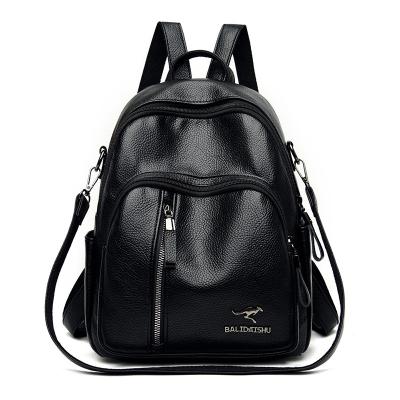 China New Arrival Fashion Portable Backpack College PU Leather Backpacks For Girls for sale