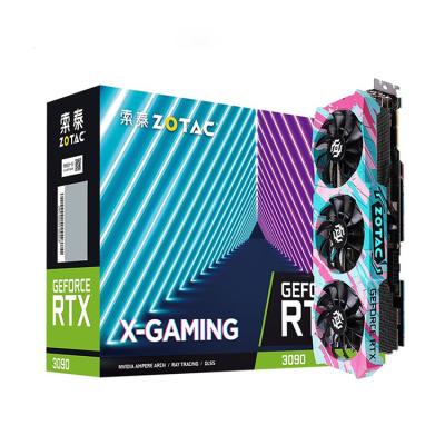 China Desktop Hot Selling Best Price 24GB GDDR6X RTX 3090 Gaming Graphics Card for sale