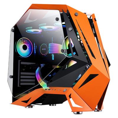 China Desktop Case 3ATX Mod Computer Diy Transparent Open Cool Water Cooled Special Shaped Full Shaped CPU for sale