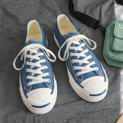 China Fashion trend sh11660a retro couple open laughing shoes 2022 spring and autumn students new low cut canvas shoes men for sale