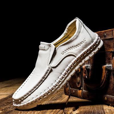 China Fashion trend sh11886a plus size 39-48 genuine leather men's shoes outdoor casual loafers shoes for men for sale