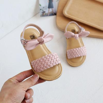 China 2022 fashion trend summer children's sandals MOQ wholesale 5 pairs girls girls knitted sandals for sale