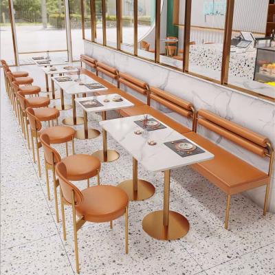 China Asy Cleaning Shiyi Newest Luxury High End Wooden Frame Restaurant Cafe Furniture Set for sale