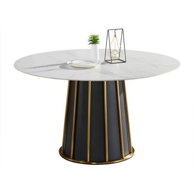 China Stainproof Luxury Golden Light Dining Tables And Chairs Set Executive Office Home Table Small Dining Table Set 4 Chairs for sale