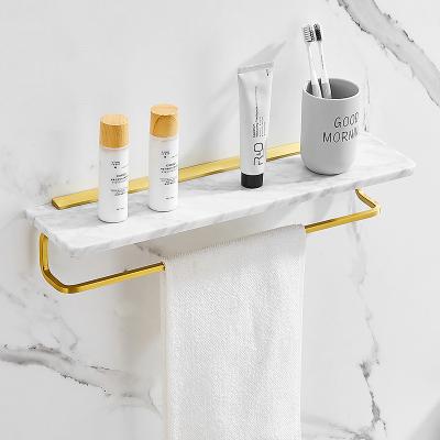 China Heater Fashion Bathroom Towel Racks Bathroom Corner Towel Rack Black Gold Bath Towel Rack for sale