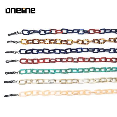 China Factory Wholesale Chain Neck Chain Reading Glass Sunglasses Customized Fashion Acrylic Glasses Chain Sunglass Eyewear Chain Accessory for sale