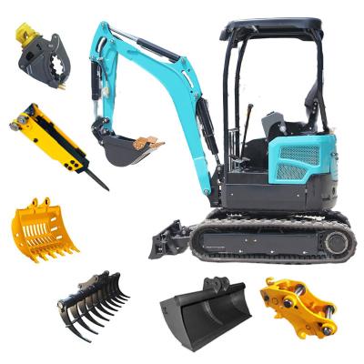 China Hotels excavator manufacturer micro crawler mini backhoe with joystick for sale