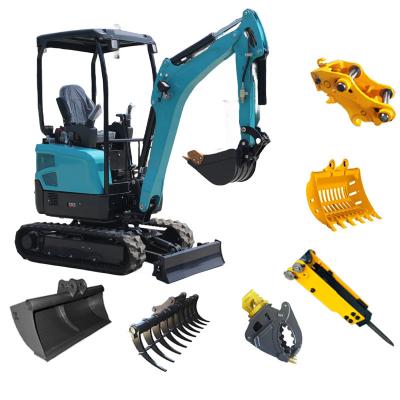 China Hotels digging machine mall mini digger towable hydraulic crawler excavators for sale