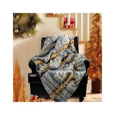 China Breathable Humanized Warm Design Throw Blankets Christmas Throw Blanket for sale